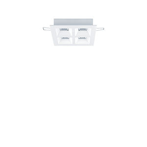 downlight empotrable / LED / cuadrado / de policarbonato