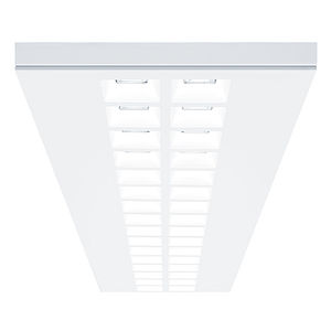 luminaria suspendida / LED / lineal / de chapa de acero
