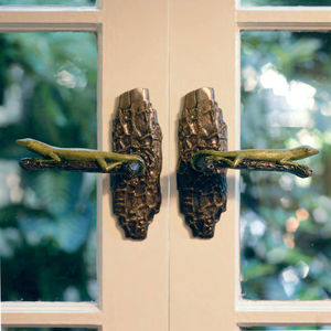 manilla de puerta / de bronce / moderna