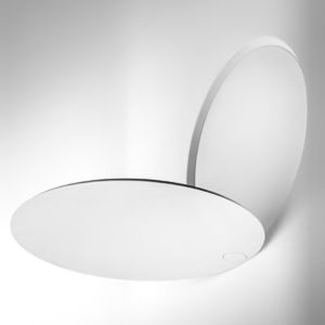 aplique moderno / de metal / LED / redondo
