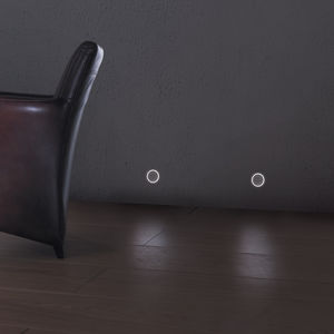 foco empotrable de pared / de interior / LED / redondo