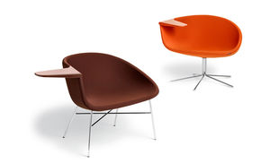 silla moderna / de tela / de madera / de cuero