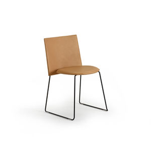 silla de visita moderna / de metal / de tela / de madera