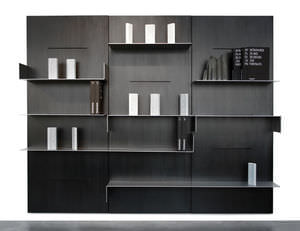 biblioteca modular / moderna / de metal
