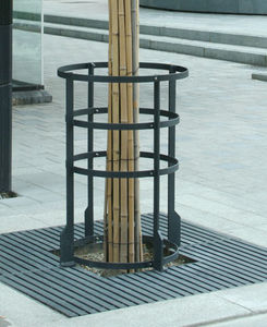 guarda-árboles de acero