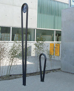 panel de señalización para suelo / acero / de exterior