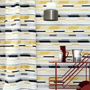 tela de tapicería / para cortinas / de pared / de rayas