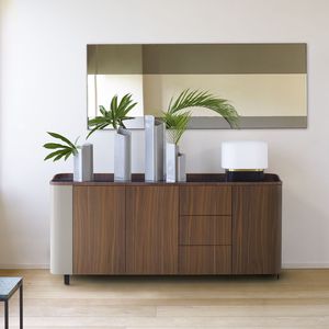 aparador moderno / de nogal / de roble natural / de gres porcelánico