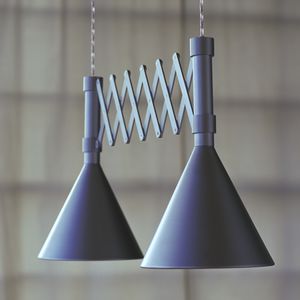 lámpara suspendida / moderna / de aluminio / ajustable
