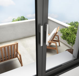 manilla para ventana corredera / de aluminio / de diseño minimalista