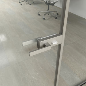 cerradura mecánica / para puerta de cristal / para uso residencial / para oficina