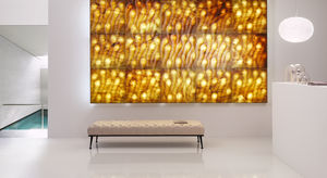 panel decorativo de mármol / de pared / con retroiluminación / 3D