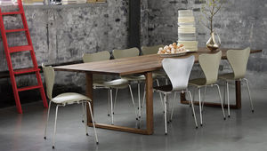 mesa de diseño escandinavo / de roble / de nogal / de fresno