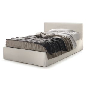 cama de matrimonio / individual / moderna / tapizada