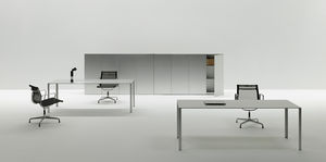 escritorio para open space / de aluminio / moderno / profesional