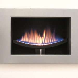 chimenea de gas / moderna / de diseño original / tradicional