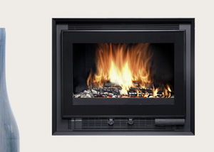 revestimiento de chimenea moderno / de acero
