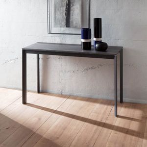 consola moderna / de madera / de metal / rectangular