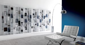 biblioteca modular / mural / moderna / de madera