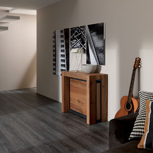 mesa consola / moderna / de madera / rectangular