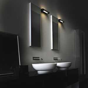 aplique moderno / de vidrio / de aluminio / LED