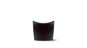 taburete de diseño minimalista / de fresno / de madera lacada / negro