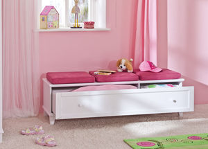 banqueta moderna / de madera / con almacenamiento / infantil (unisex)