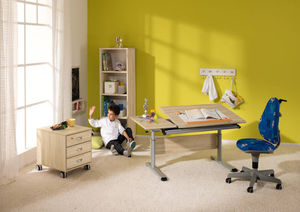 escritorio moderno / de arce / ajustable en altura / para niños