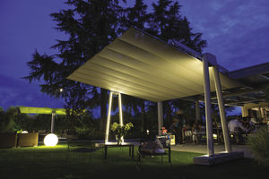 sombrilla para restaurante / para bar / de tejido / de aluminio