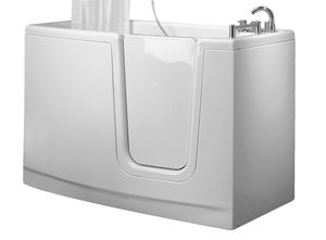 bañera independiente / de fibra de vidrio / con puerta / para discapacitados