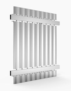 celosía con lamas de aluminio / para fachada / para techado / para ventana