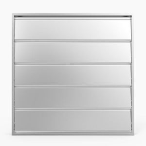 compuerta de ventilación de aluminio / para edificio