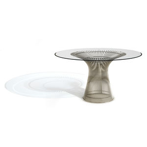 mesa de centro moderna / de madera / de vidrio / de acero