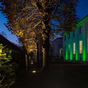 luminaria empotrable de suelo / LED / redonda / de exterior