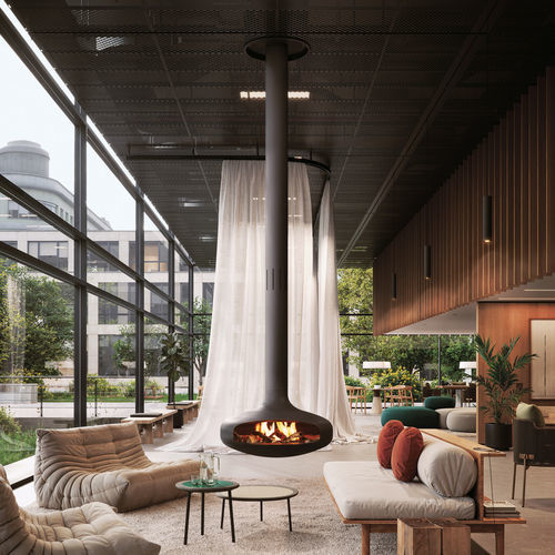 Chimenea Suspendida Domofocus Focus Creation De Bioetanol