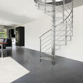 escalera de caracol / peldaños de vidrio / de caracol estructura metálica - COLLECTION LAFONT : SPIRA