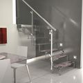 escalera recta / de techo / de cristal - SWING LIGHT VIEW DEKO'