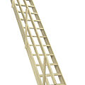 escalera recta / con zancas laterales / para espacios pequeños - MSU
