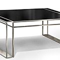 escritorio contemporáneos / de cristal - Noir
