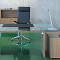 escritorio de director / contemporáneos / de modernas / de cristal - M_PRO by Team Form Ag