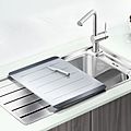 fregadero de en acero inoxidable / con escurridor - AXIS II 45 S-IF