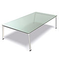 mesita de centro / contemporáneos / de cristal - LOW