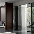 puerta deslizable / de modernas / de doble hoja / de cristal - Gdesigner: 1M2007 full height