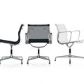 silla de diseño / en / giratoria / de Charles & Ray Eames - ALUMINIUM CHAIR : EA 105/108