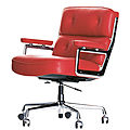 sillón contemporáneos / de oficina / de Charles & Ray Eames / de cuero - LOBBY CHAIR ES 104