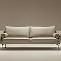sofá moderna / de cuero / de Antonio Citterio - SUITA SOFA : 2010