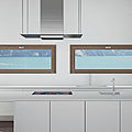 ventana basculante / de aluminio / de modernas / de doble vidrio - SW 50