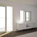 ventana deslizable / de aluminio / de modernas / con vidrio doble - SW 75 S