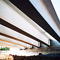 viga de hormigón armado / para puente - T
