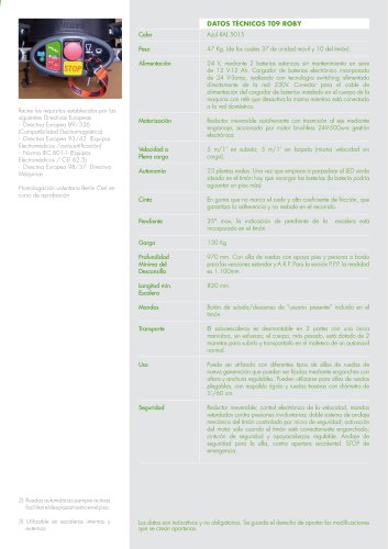Oruga portátil T09 Roby/T06 Comfort